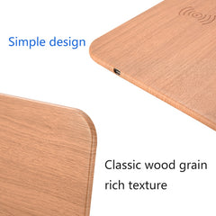 Leather Wood Wireless Charging Mouse Pad